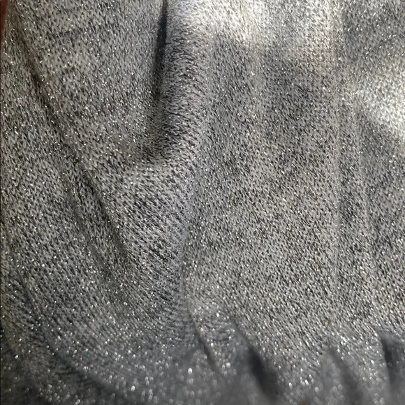 Boohoo Heather Gray Glittery Sparkly T shirt Dress - Picture 10 of 12